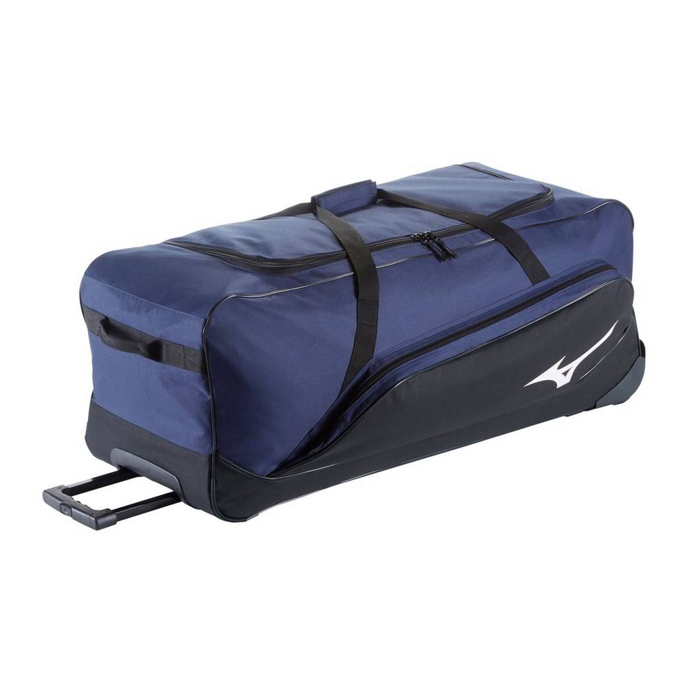 Mizuno Men's MX Equipment Wheel G2 Baseball Bag Navy (360274-IGZ)